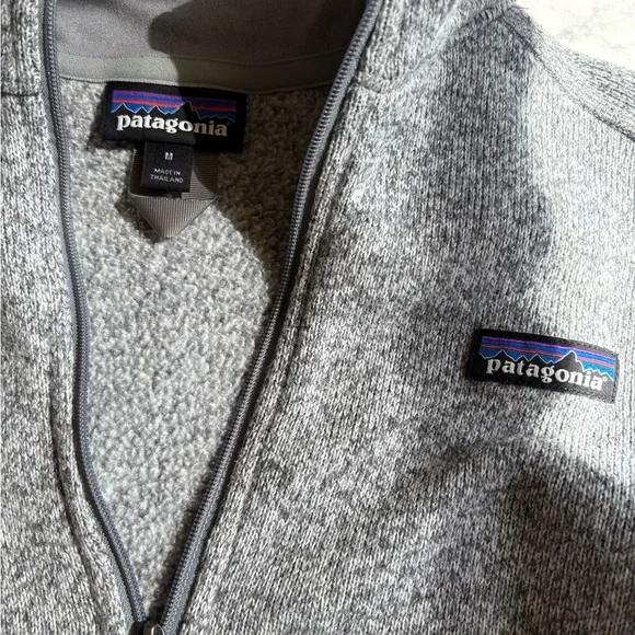 Patagonia Heather Gray Zip-Up Fleece - Picture 2 of 9